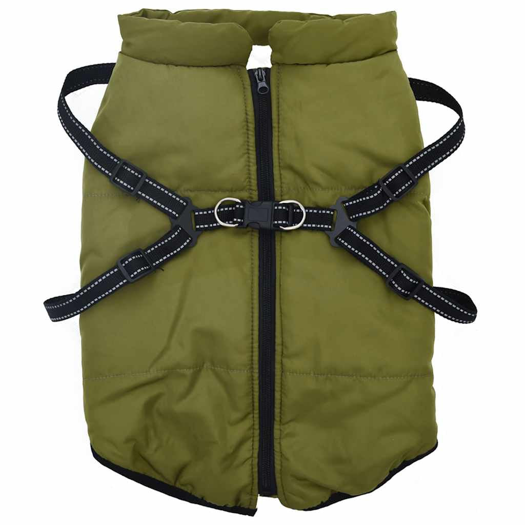 Hundemantel Hundejacke Hundeweste Mit Geschirr Wasserdicht Reflektierend Vidaxl