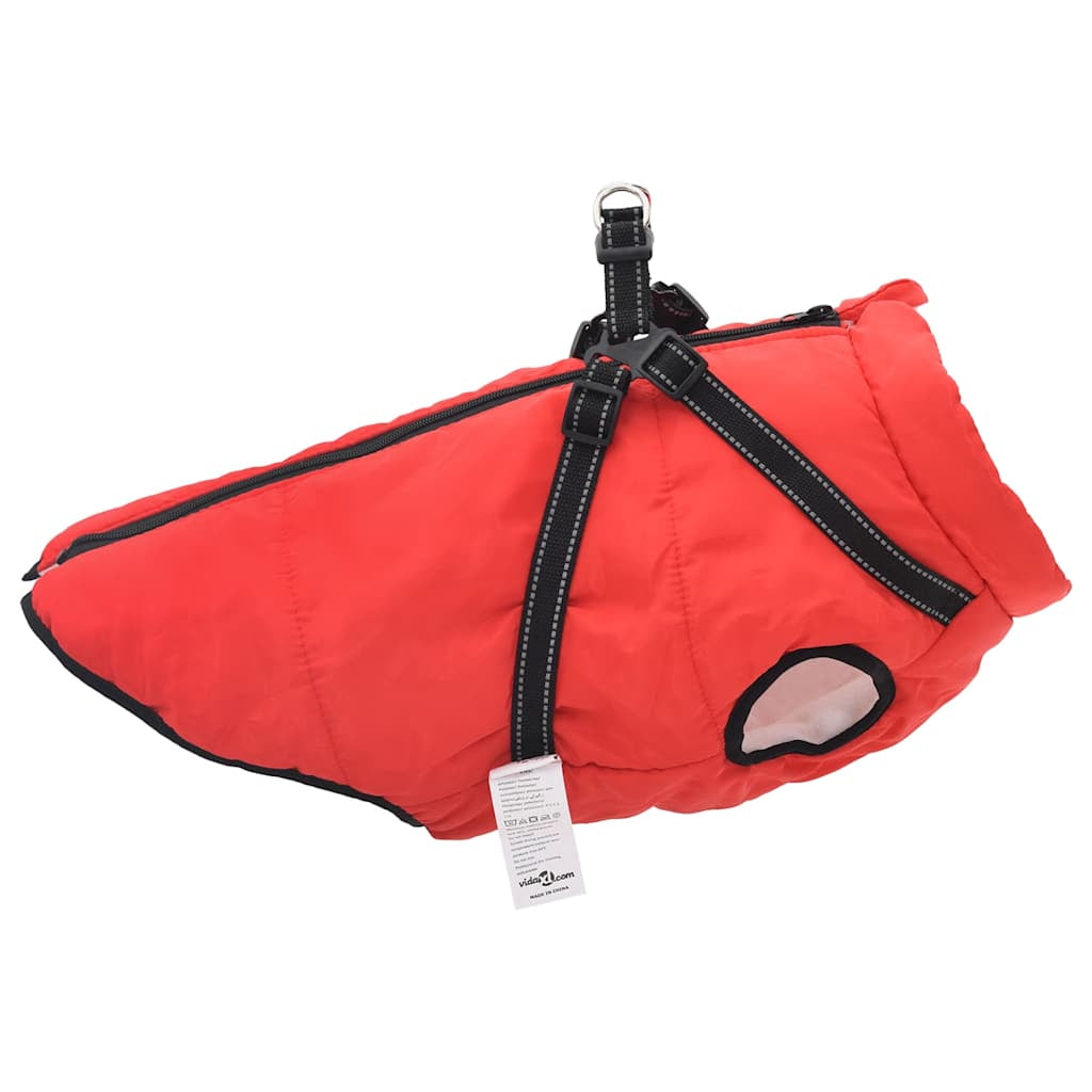 Hundemantel Hundejacke Hundeweste Mit Geschirr Wasserdicht Reflektierend Vidaxl