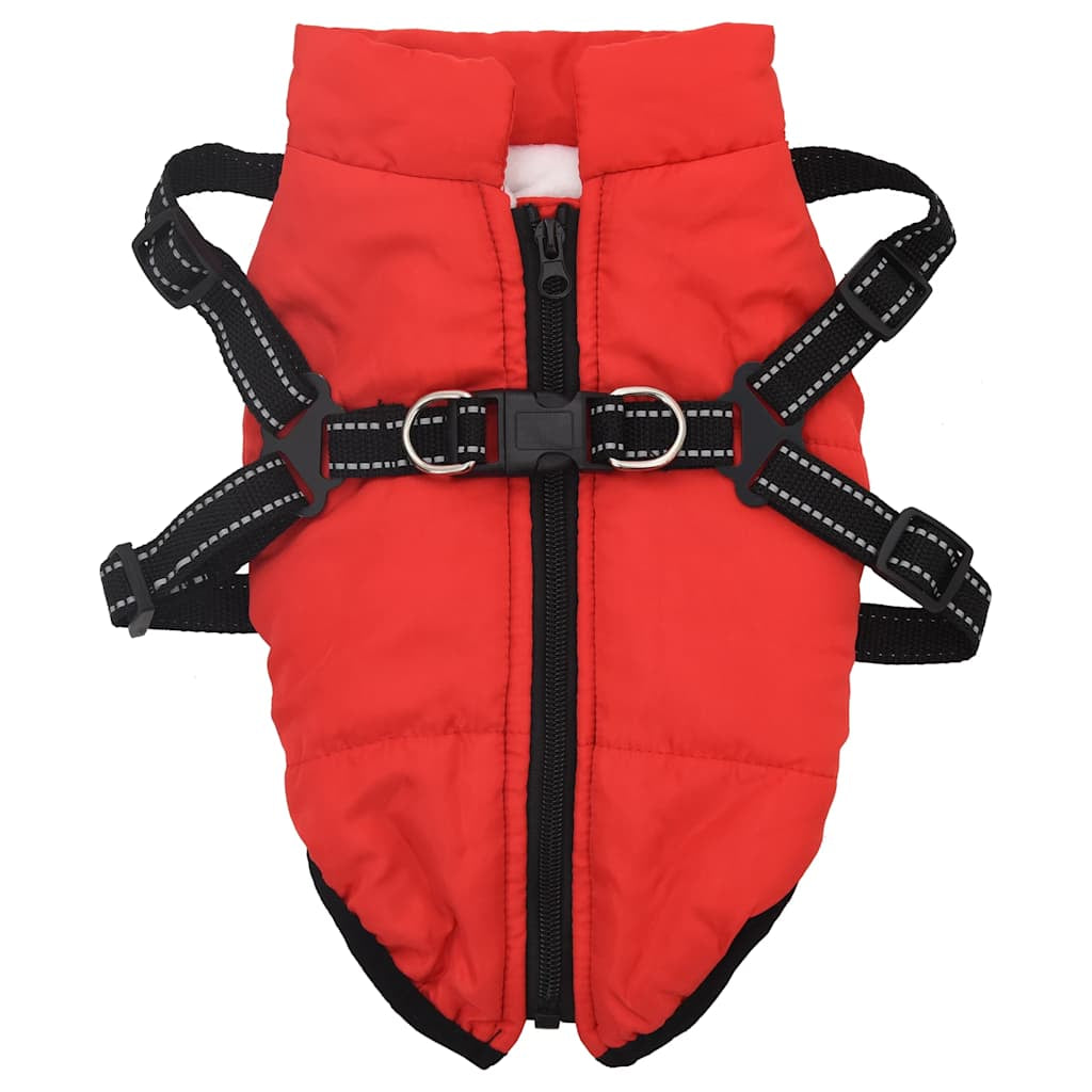 Hundemantel Hundejacke Hundeweste Mit Geschirr Wasserdicht Reflektierend Vidaxl