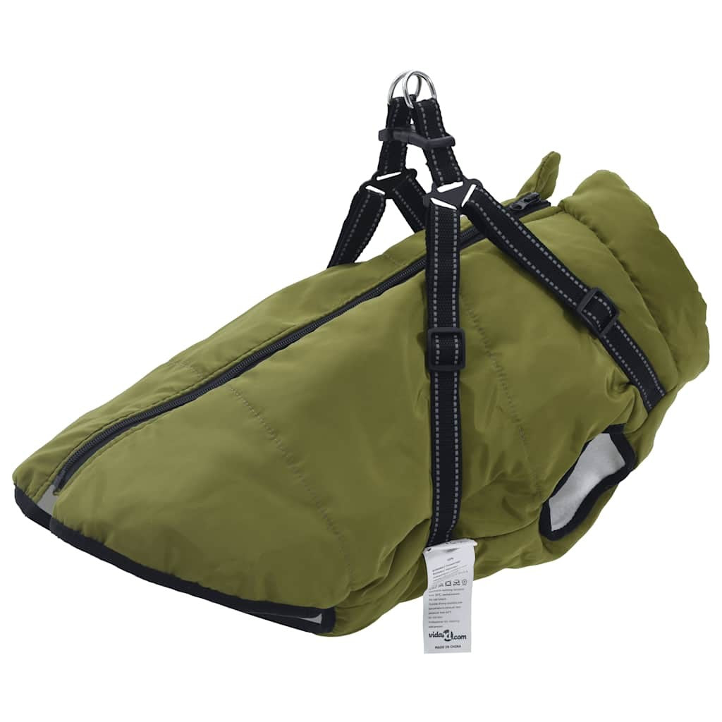 Hundemantel Hundejacke Hundeweste Mit Geschirr Wasserdicht Reflektierend Vidaxl