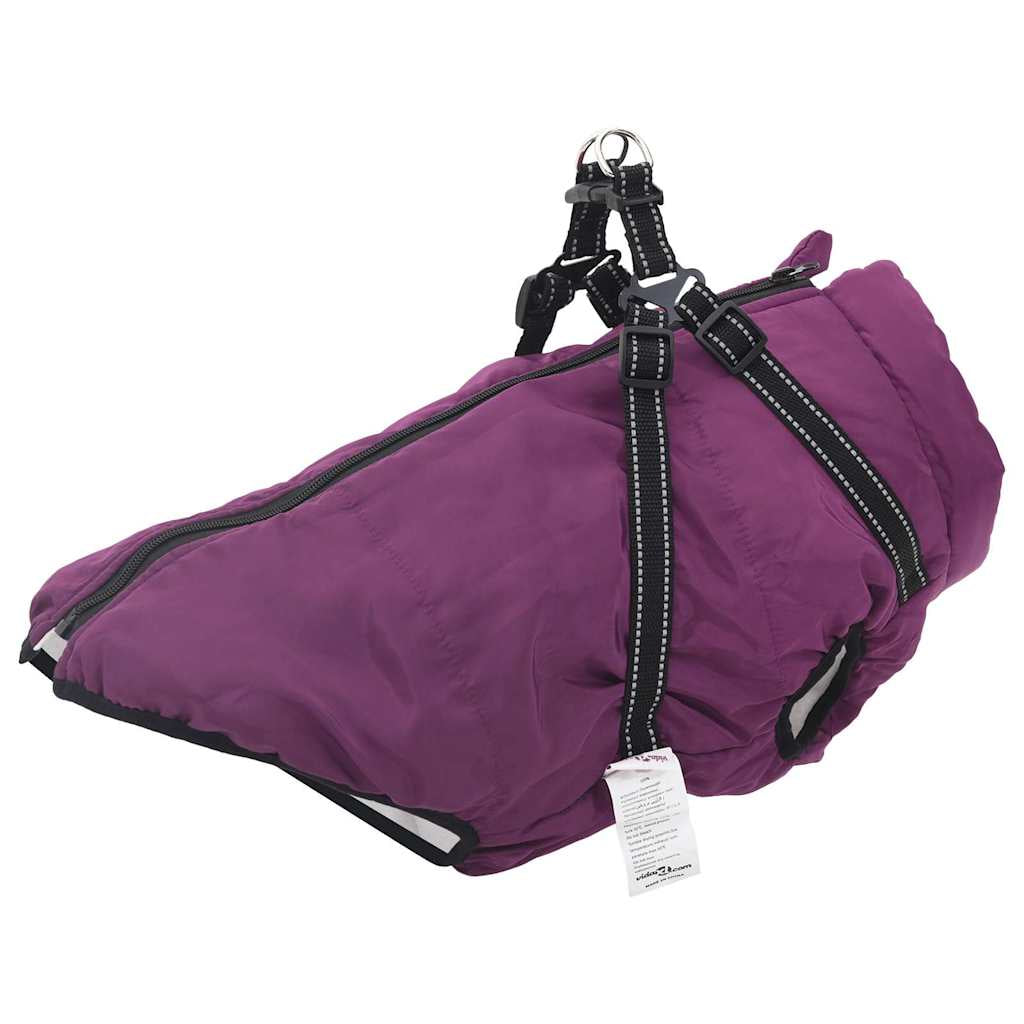 Hundemantel Hundejacke Hundeweste Mit Geschirr Wasserdicht Reflektierend Vidaxl