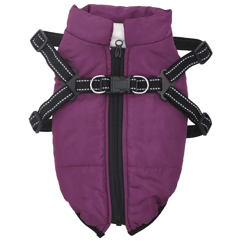 Hundemantel Hundejacke Hundeweste Mit Geschirr Wasserdicht Reflektierend Vidaxl