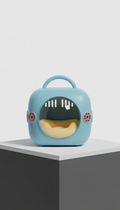 Playful Sky Blue Travel Carrier