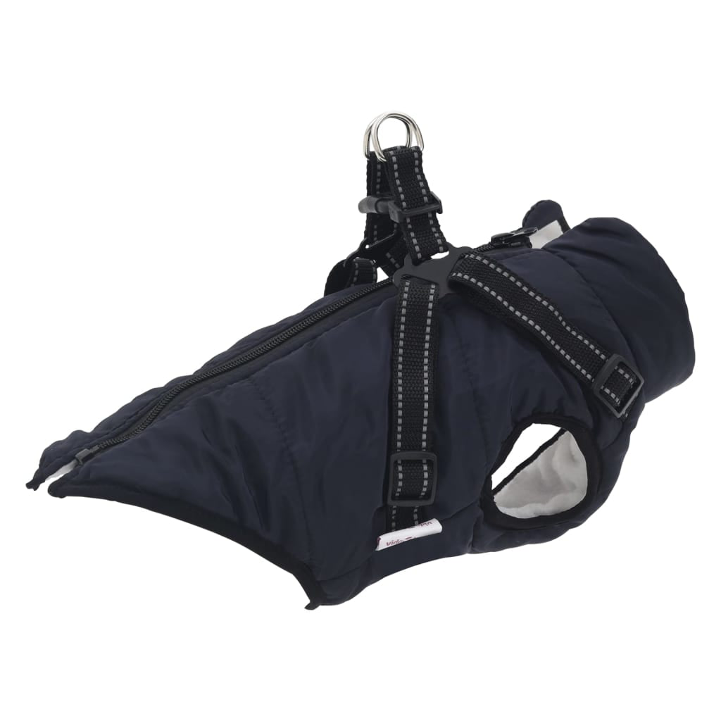 Hundemantel Hundejacke Hundeweste Mit Geschirr Wasserdicht Reflektierend Vidaxl