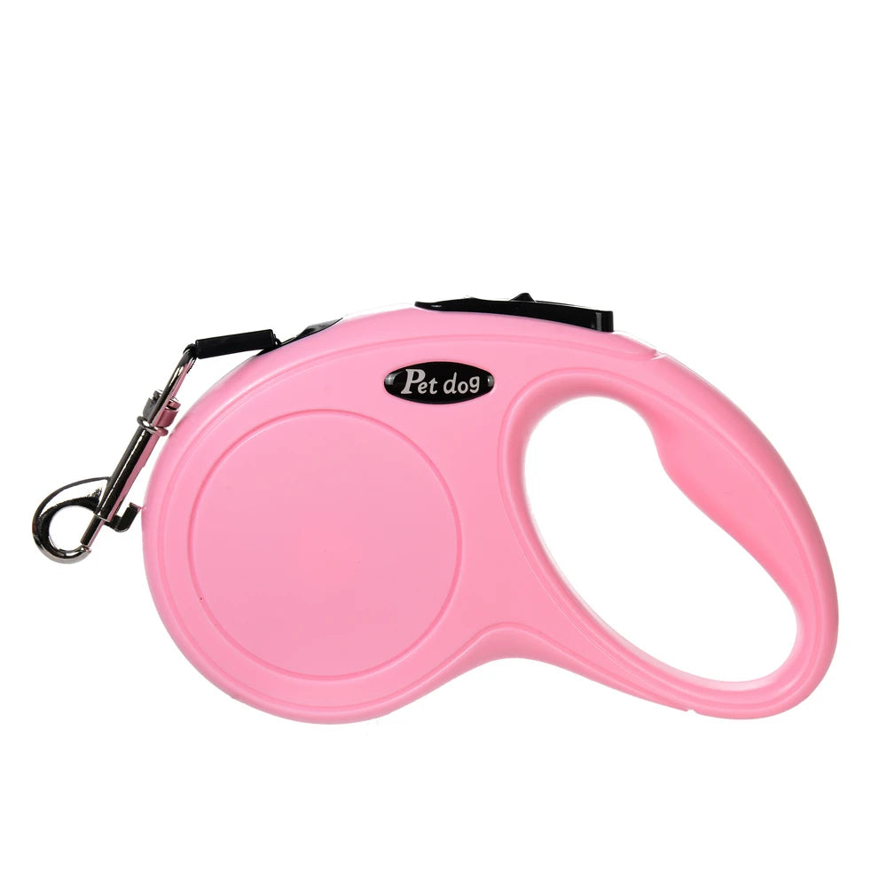Pet Dog Leash for Small Medium Dogs Cats Walking Automatic Retractable Extending Puppy Solid Roulette Chihuahua Bulldog Supplies