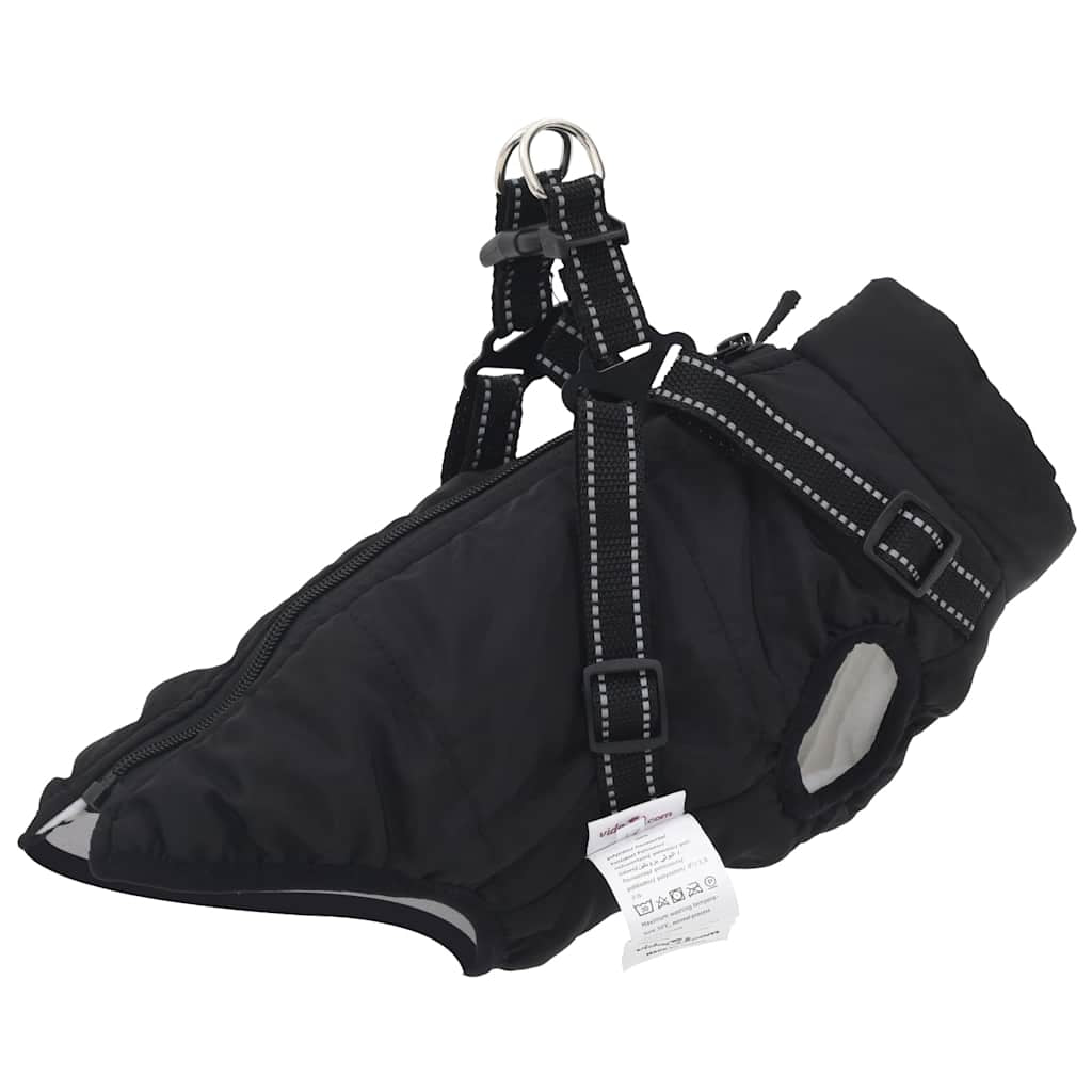 Hundemantel Hundejacke Hundeweste Mit Geschirr Wasserdicht Reflektierend Vidaxl