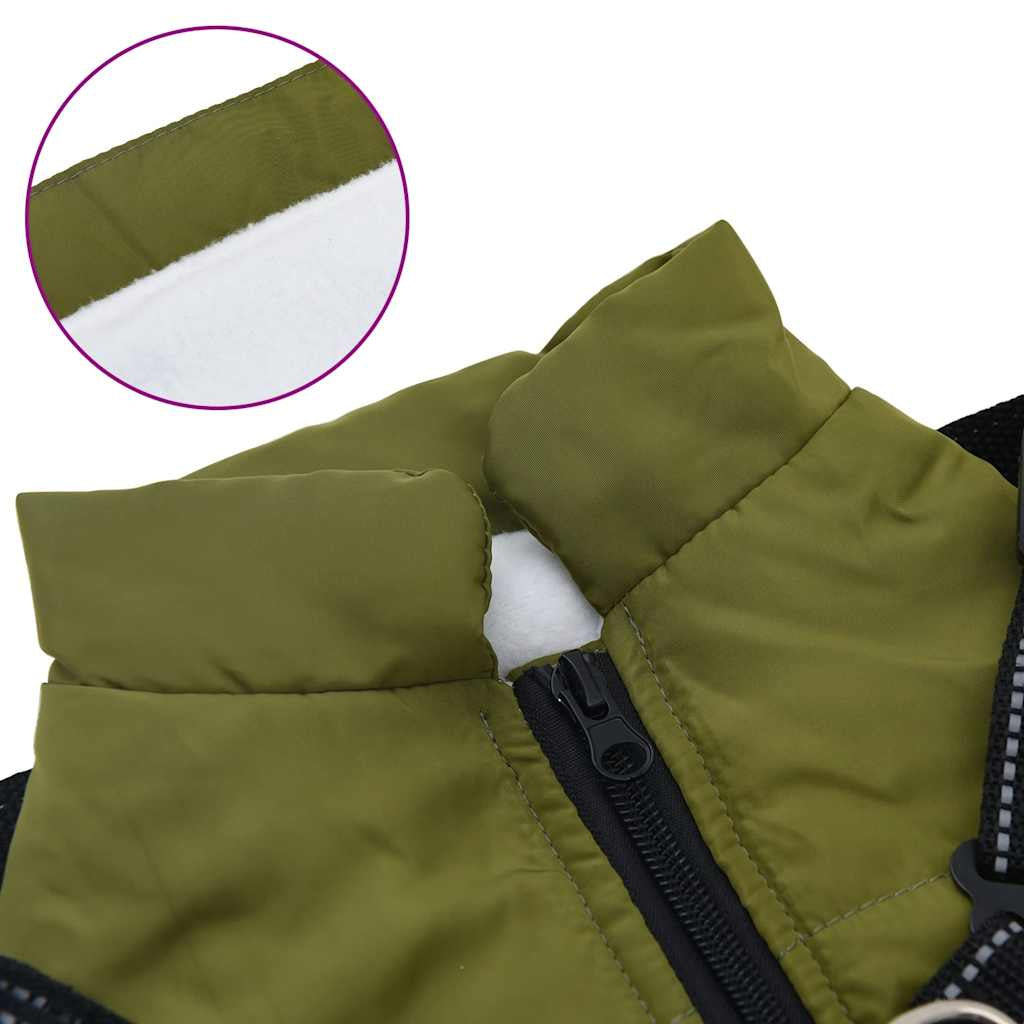 Hundemantel Hundejacke Hundeweste Mit Geschirr Wasserdicht Reflektierend Vidaxl