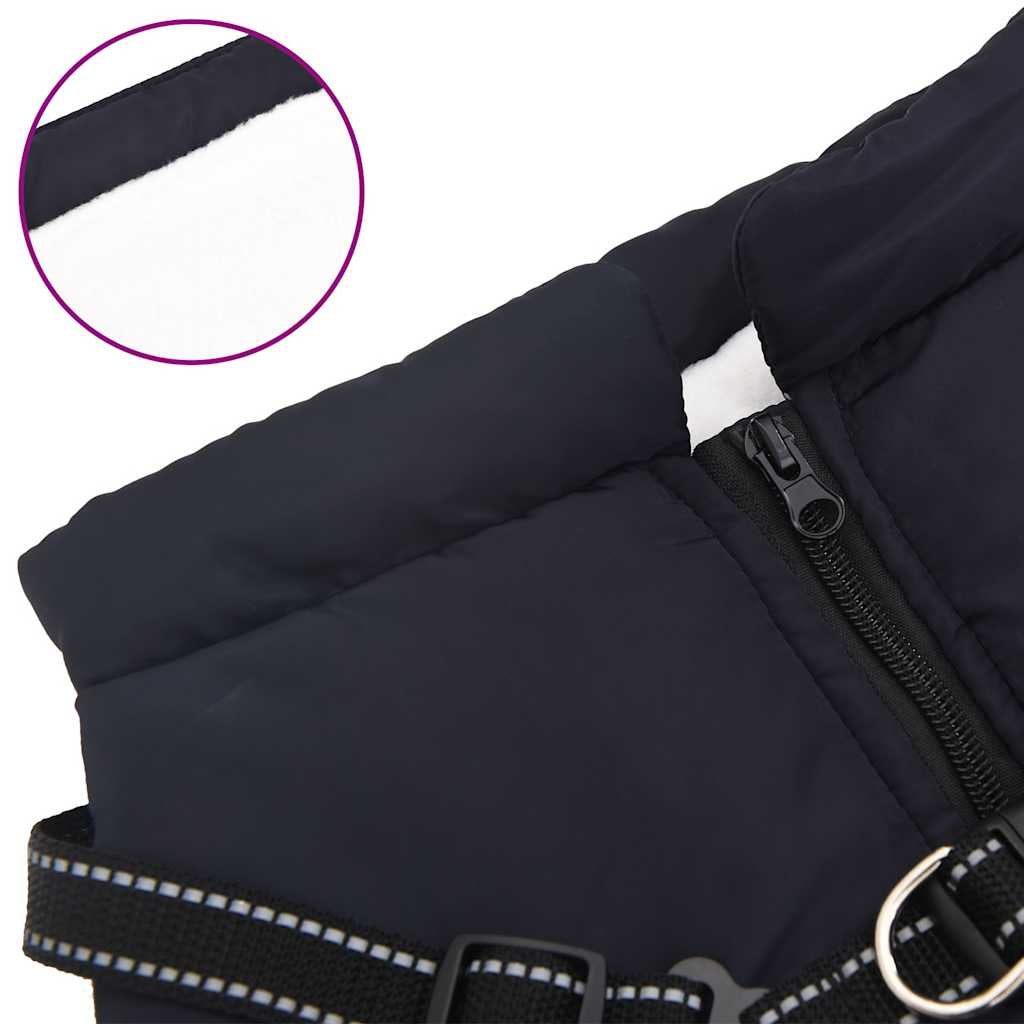 Hundemantel Hundejacke Hundeweste Mit Geschirr Wasserdicht Reflektierend Vidaxl